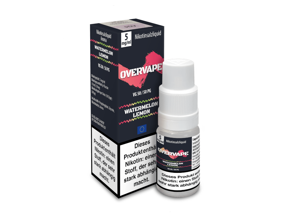 Overvape - Watermelon Lemon - Nikotinsalz Liquid