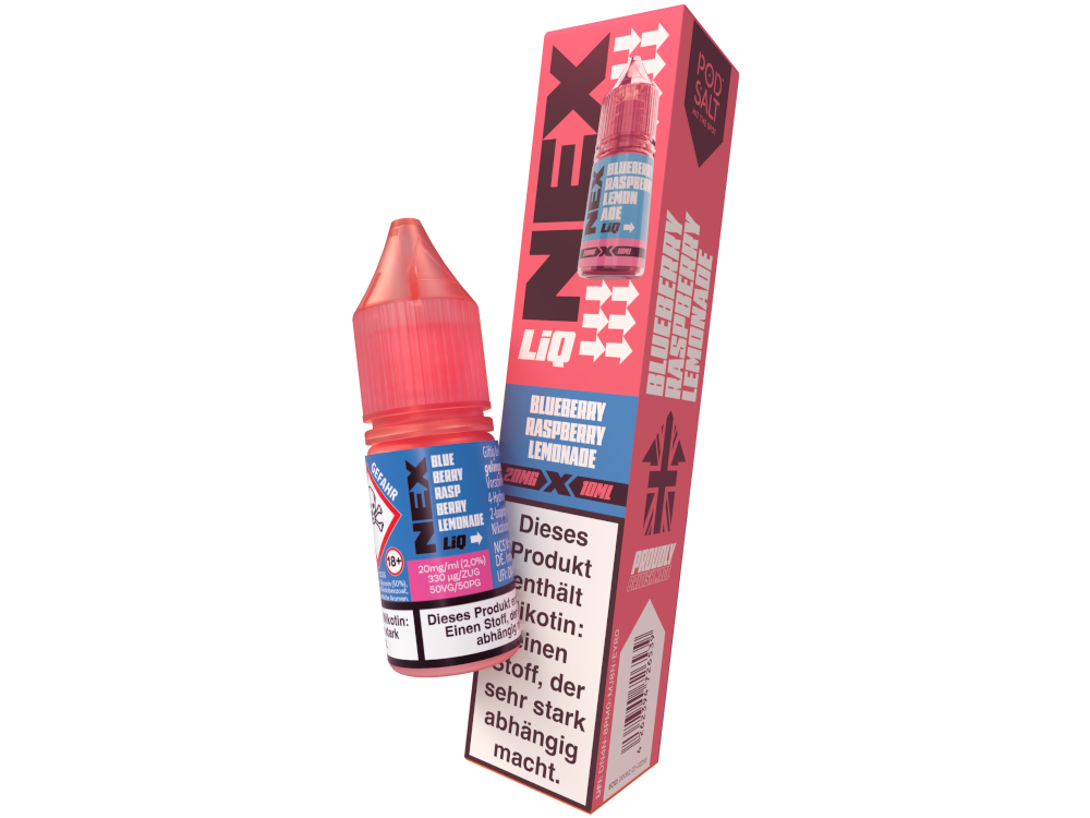 Pod Salt - NexLiq - Blueberry Raspberry Lemonade Nikotinsalz Liquid