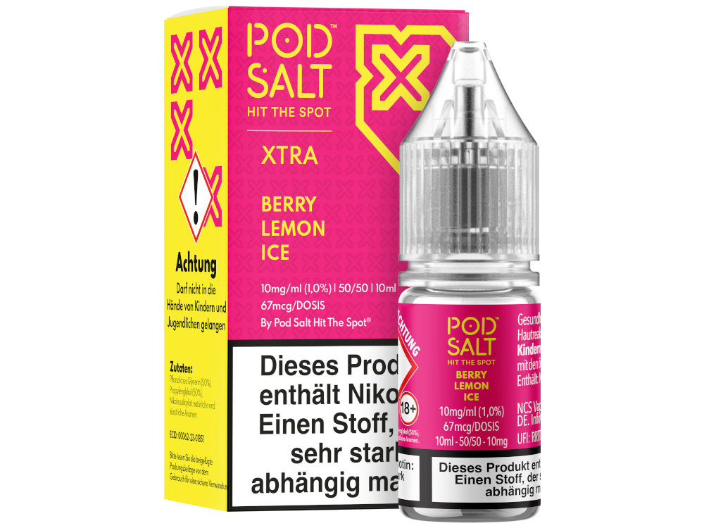 Pod Salt X - Berry Lemon Ice - Nikotinsalz Liquid