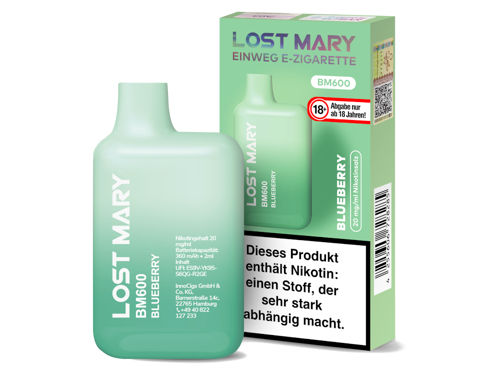 Lost Mary - BM600 Einweg E-Zigarette - 20 mg/ml