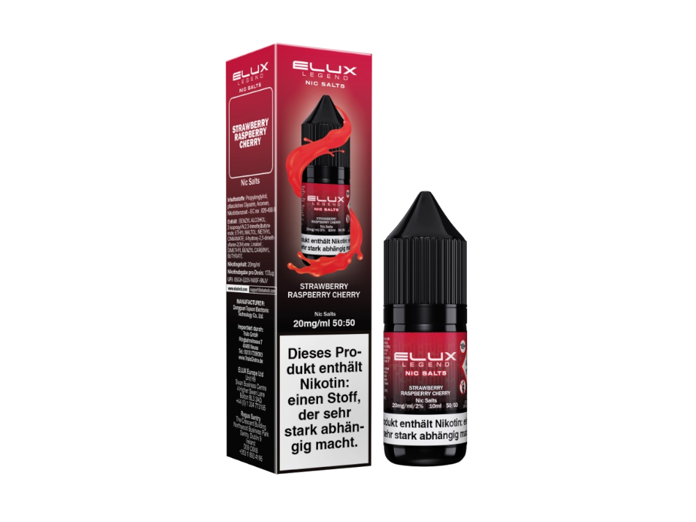 Elux - Strawberry Raspberry Cherry - Nikotinsalz Liquid
