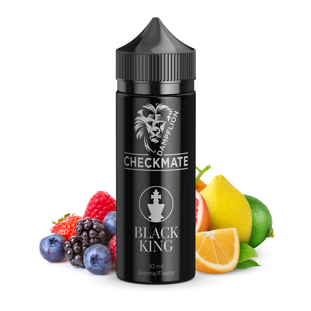 Dampflion Checkmate Aroma - Black King - 10ml/120ml - Aromen