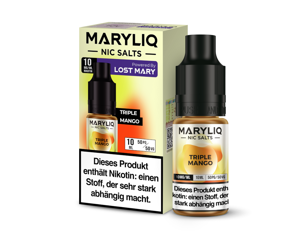 MARYLIQ - Triple Mango - Nikotinsalz Liquid
