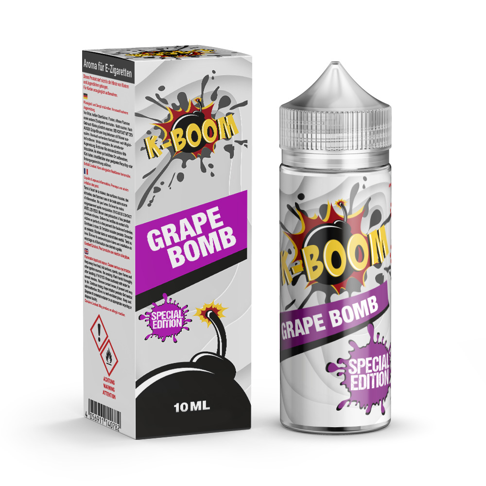 K-Boom Aroma - Grape Bomb - 10ml/120ml - Aromen