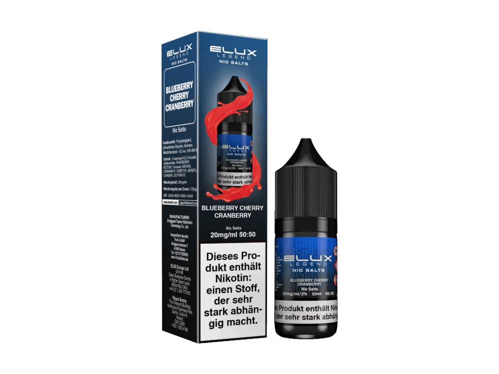 Elux - Blueberry Cherry Cranberry - Nikotinsalz Liquid