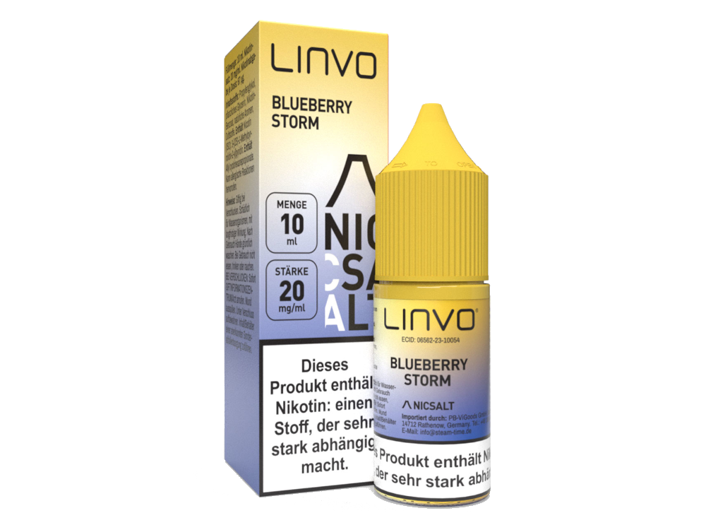 Linvo - Blueberry Storm - Nikotinsalz Liquid 20 mg/ml