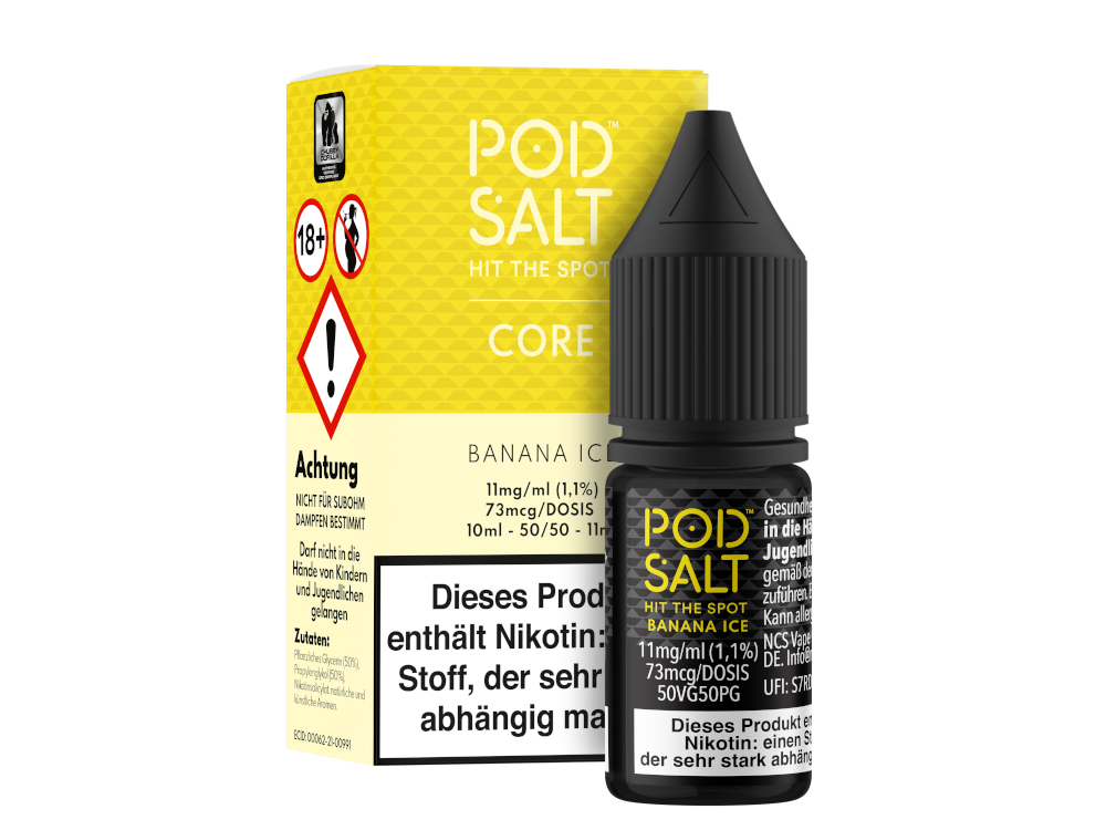 Pod Salt Core - Banana Ice - Nikotinsalz Liquid