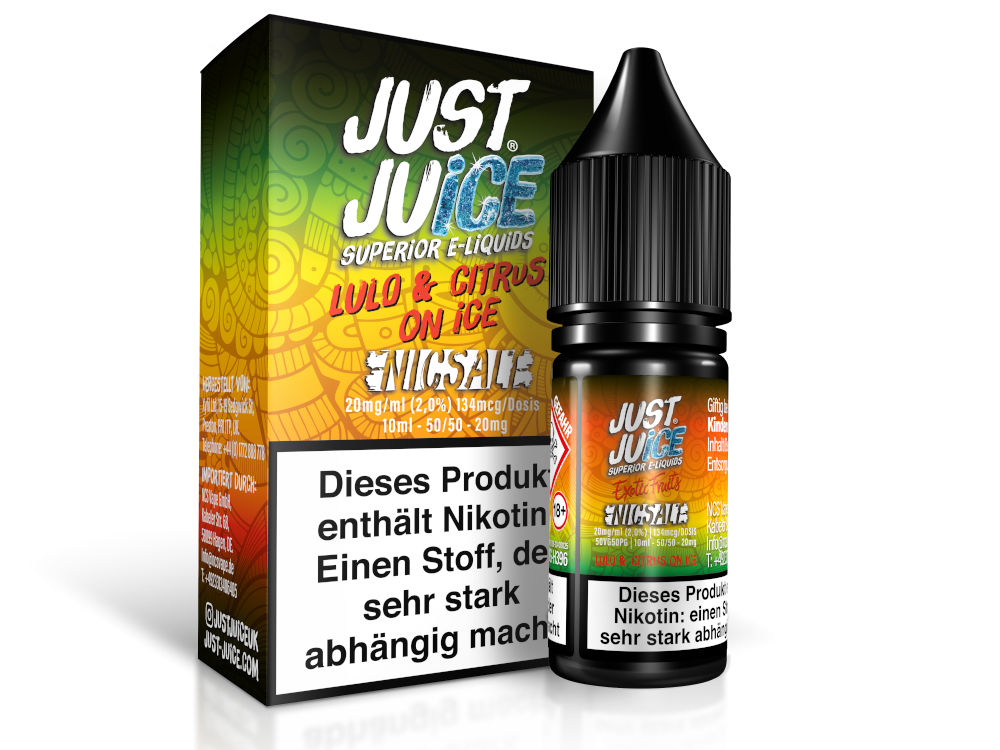 Just Juice - Lulo & Citrus on Ice - Nikotinsalz Liquid 20 mg/ml