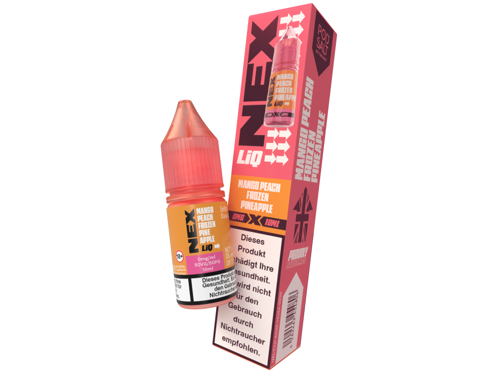 Pod Salt - NexLiq - Mango Peach Frozen Pineapple Nikotinsalz Liquid