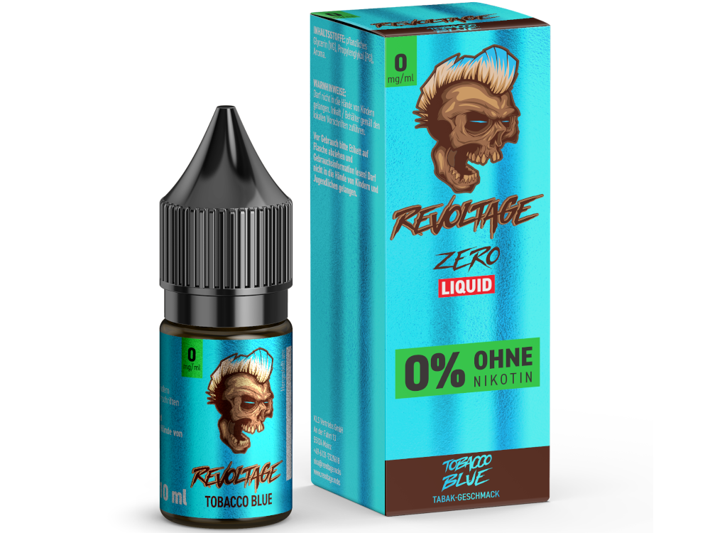 Revoltage - Tobacco Blue - Hybrid Nikotinsalz Liquid 0 mg/ml