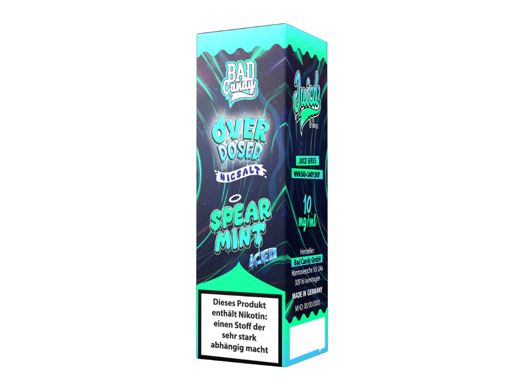 Bad Candy Liquids - Juicd - Overdosed Spearmint - Nikotinsalz Liquid