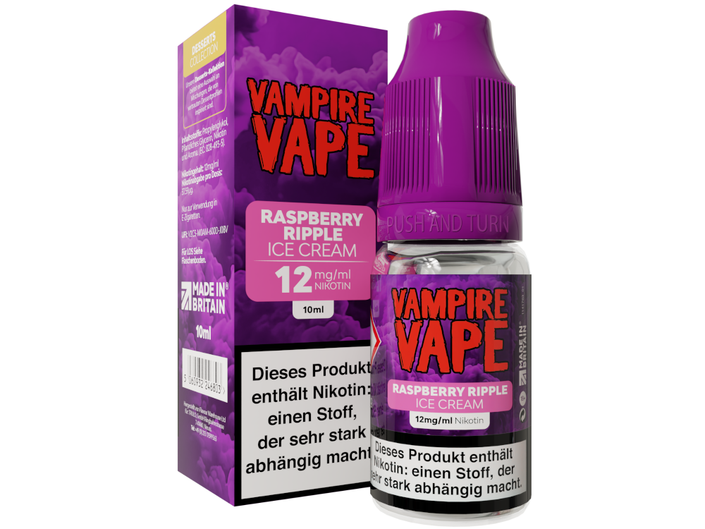 Vampire Vape - Dessert Collection - Raspberry Ripple Ice Cream E-Zigaretten Liquid