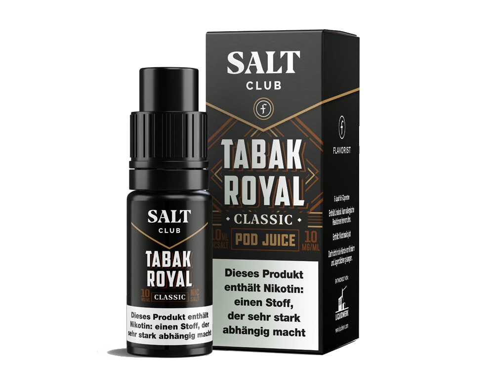 Salt Club - Flavorist Tabak Royal - Classic - Nikotinsalz Liquid