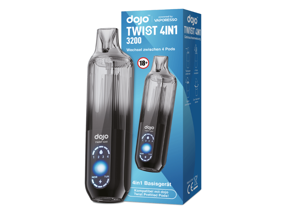 Vaporesso - Dojo - Twist 4in1 Akku 950 mAh (Basisgerät) schwarz