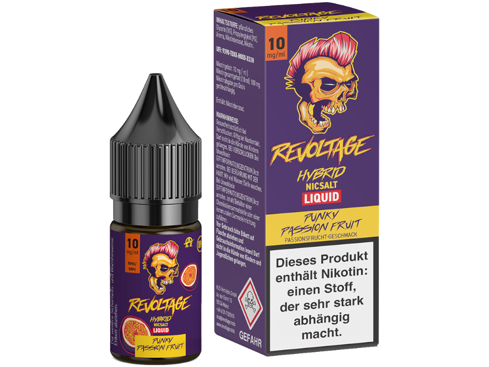 Revoltage - Punky Passion Fruit - Hybrid Nikotinsalz Liquid