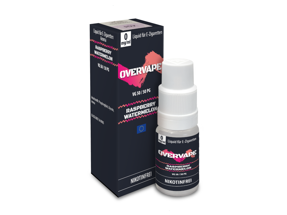 Overvape - Raspberry Watermelon - Nikotinsalz Liquid