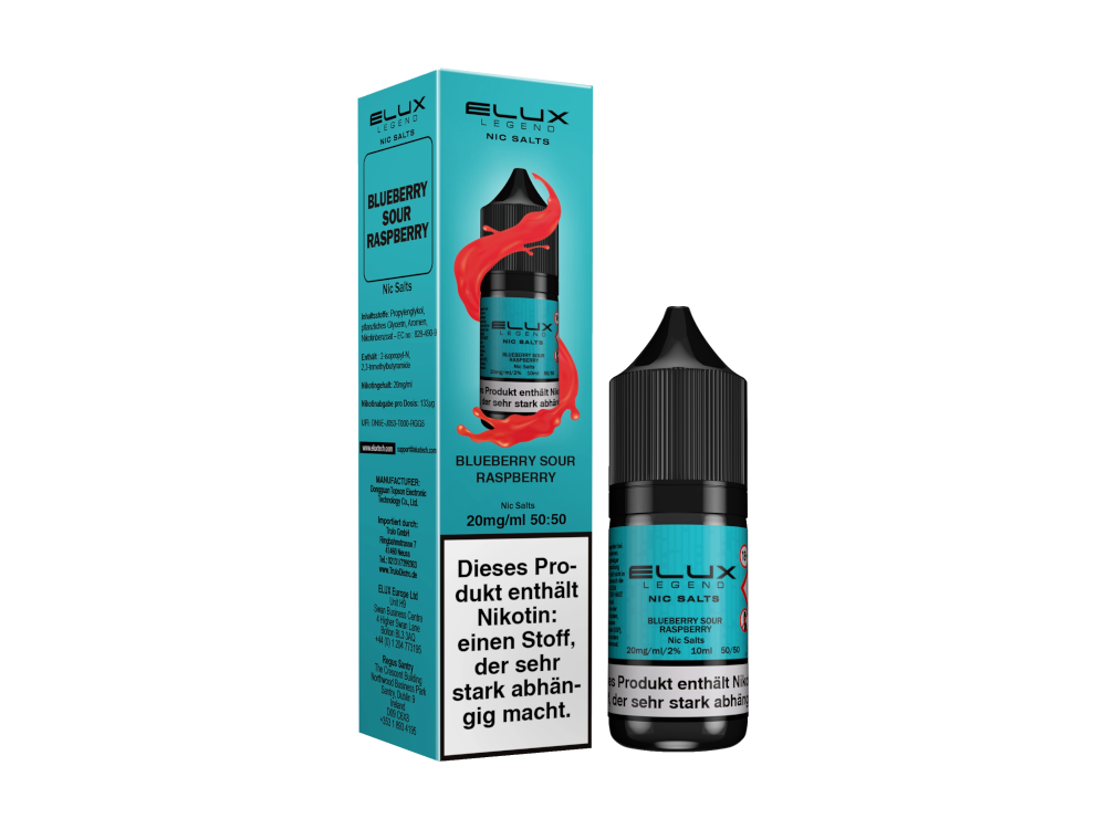 Elux - Blueberry Sour Raspberry - Nikotinsalz Liquid